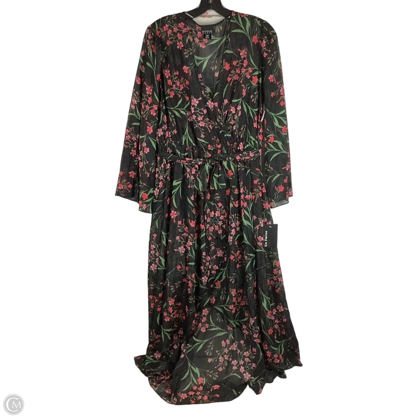 Dress Casual Maxi By Enfocus In Black, Size: 14