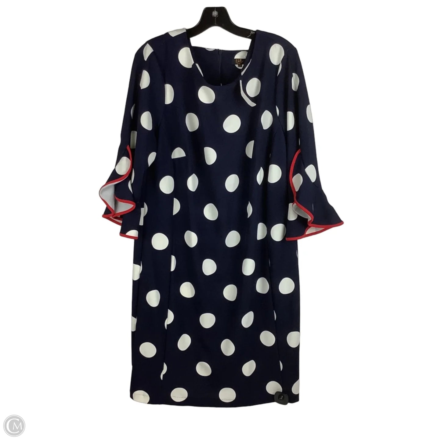 Dress Work By Clothes Mentor In Polkadot Pattern, Size: 14