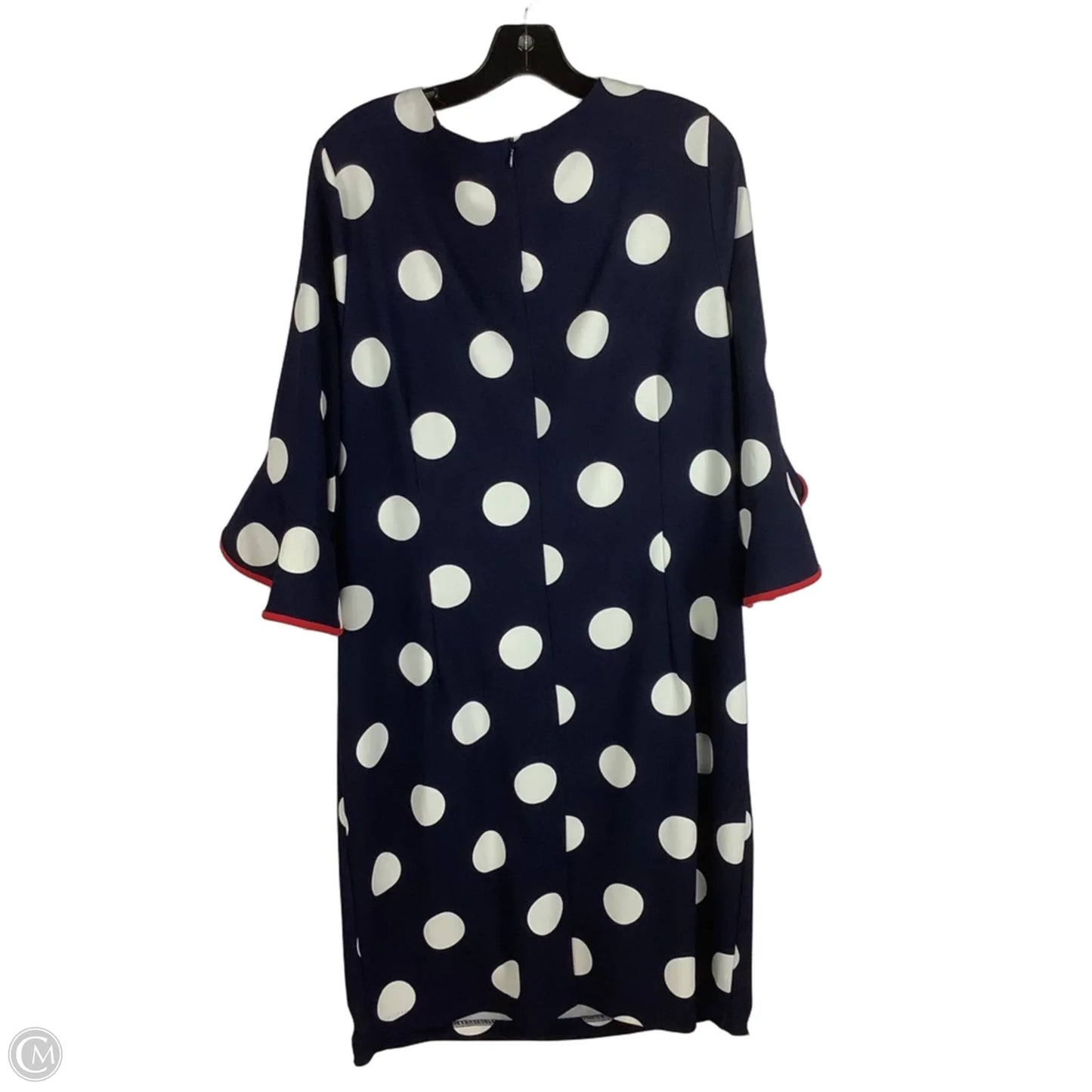 Dress Work By Clothes Mentor In Polkadot Pattern, Size: 14