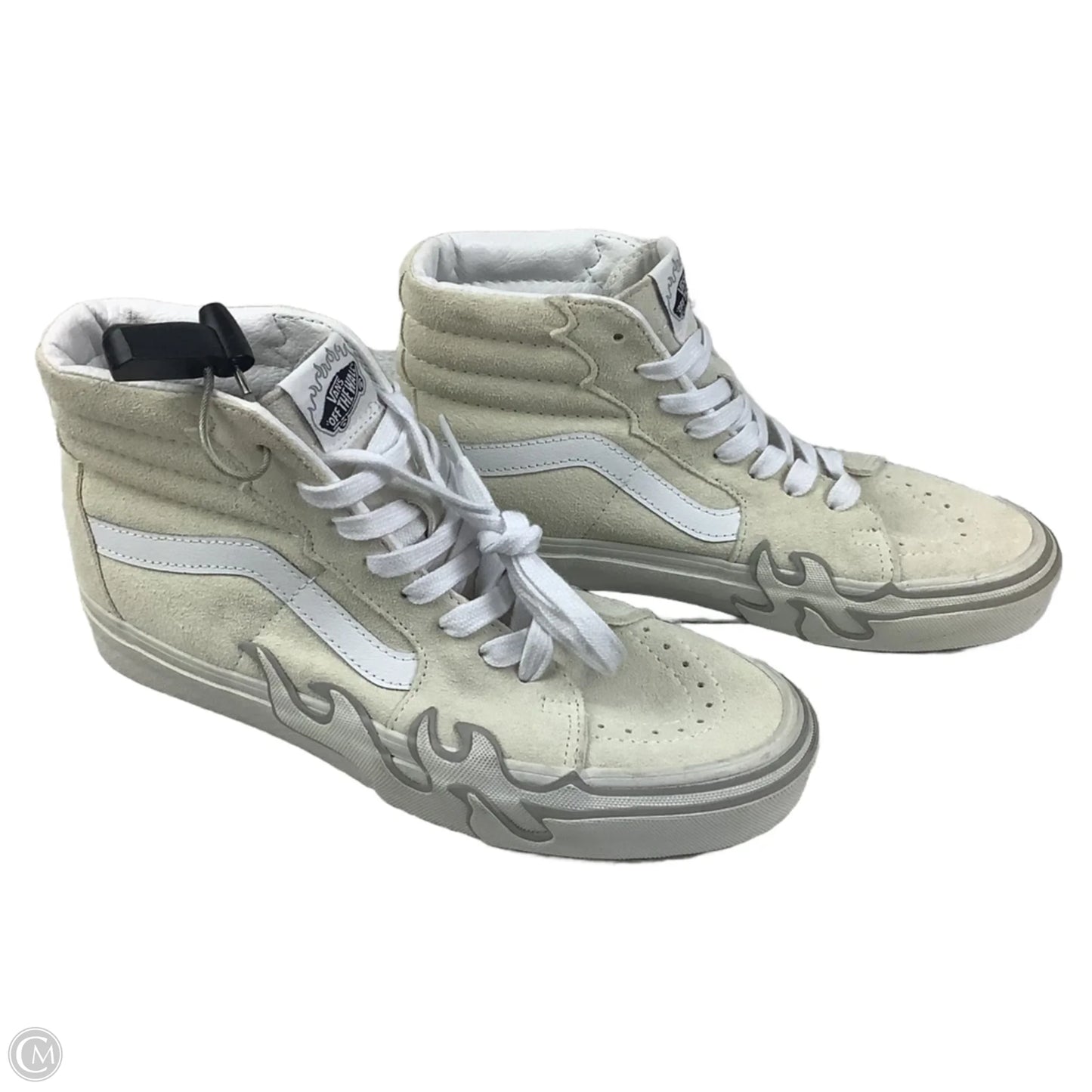 Shoes Sneakers By Vans In Cream, Size: 8.5
