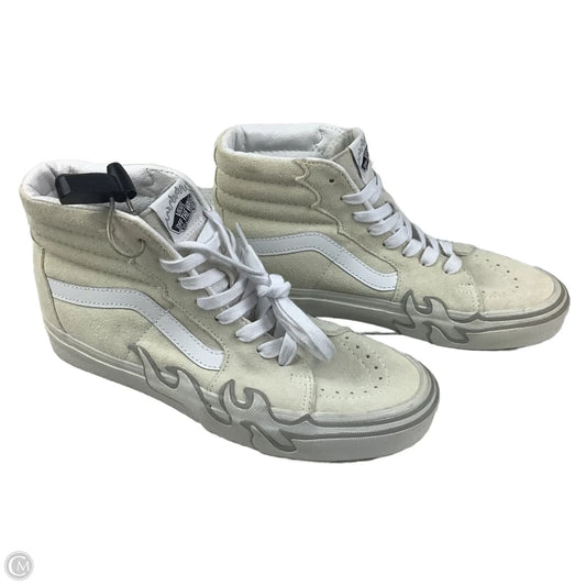 Shoes Sneakers By Vans In Cream, Size: 8.5