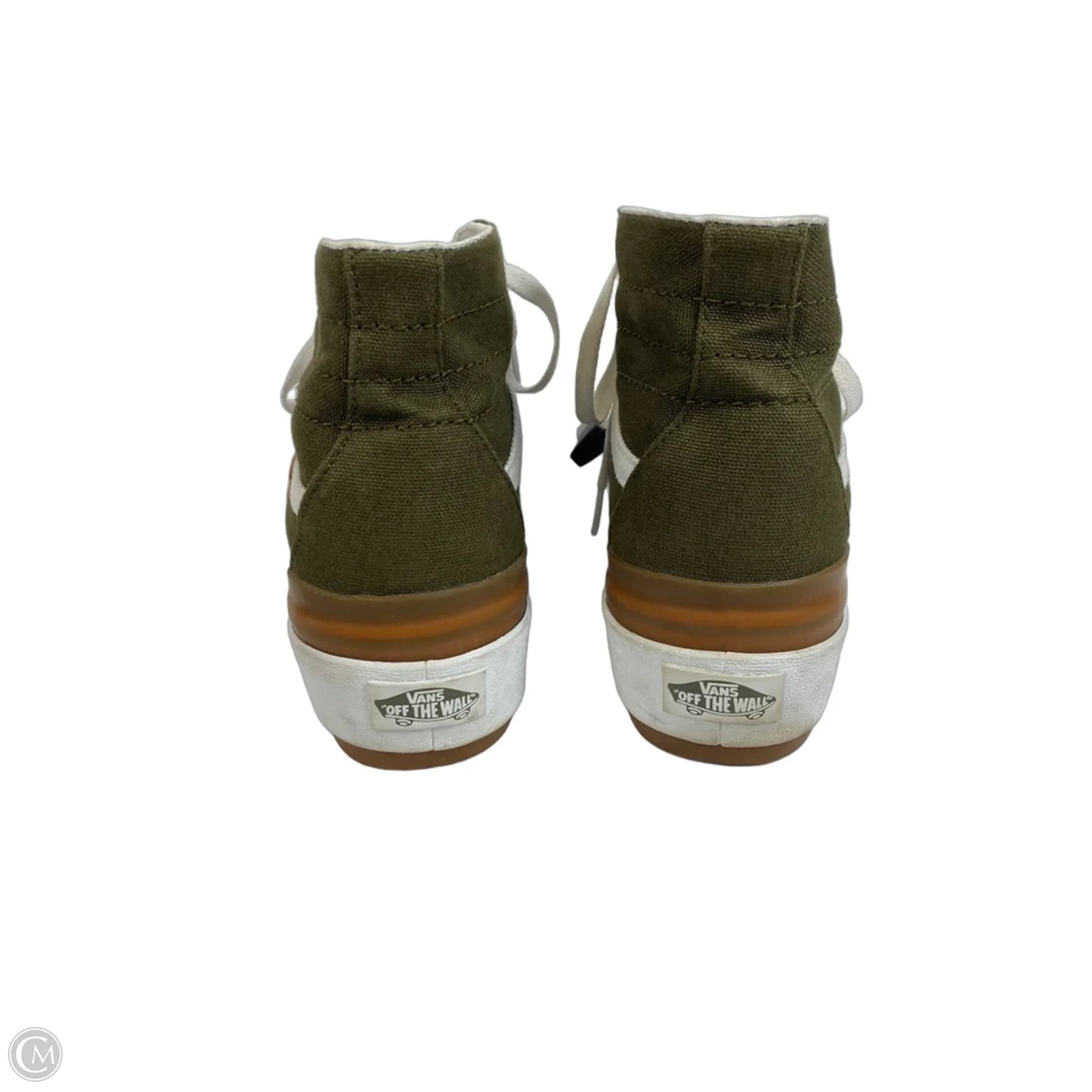 Shoes Sneakers By Vans In Green, Size: 10