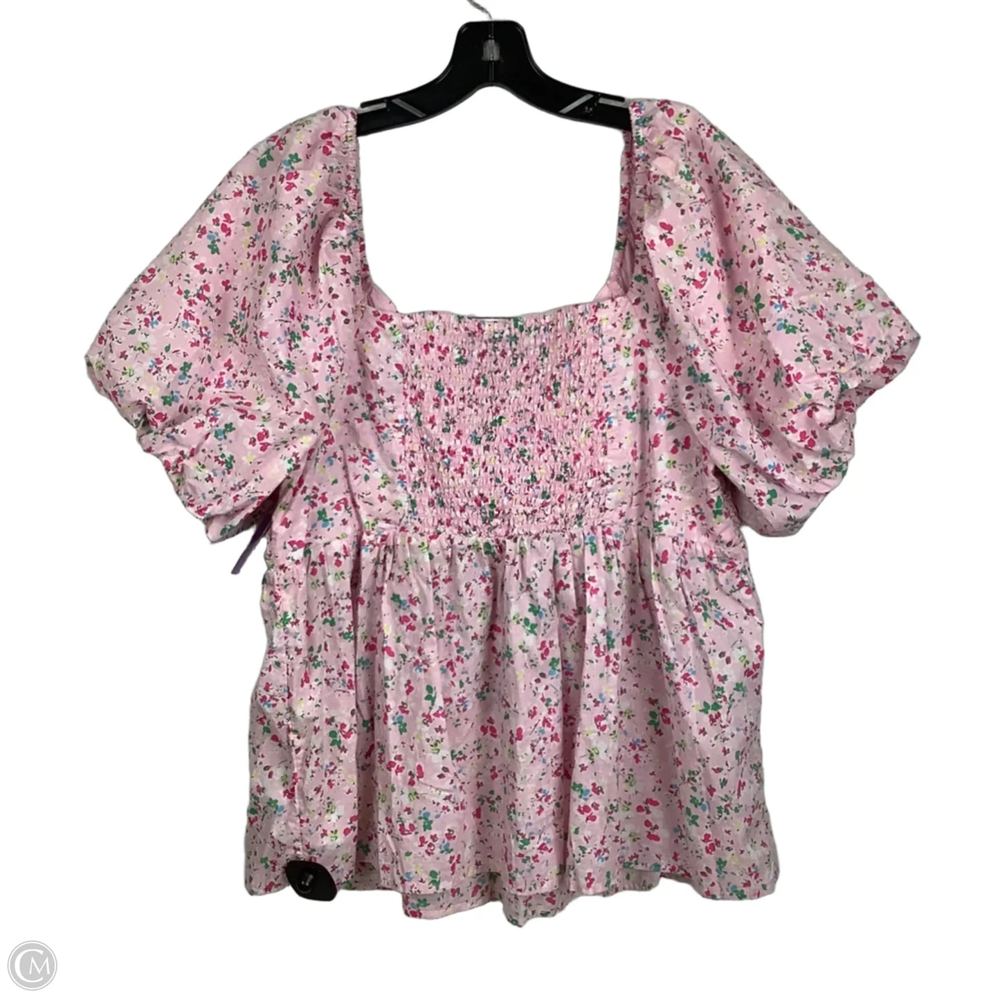 Top Short Sleeve By Crown And Ivy In Pink, Size: Xl