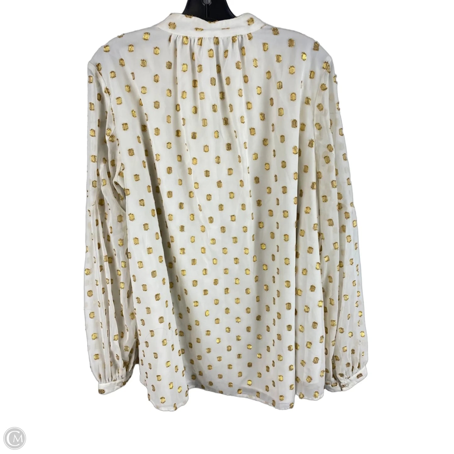 Top Long Sleeve By Crown And Ivy In White, Size: Xl