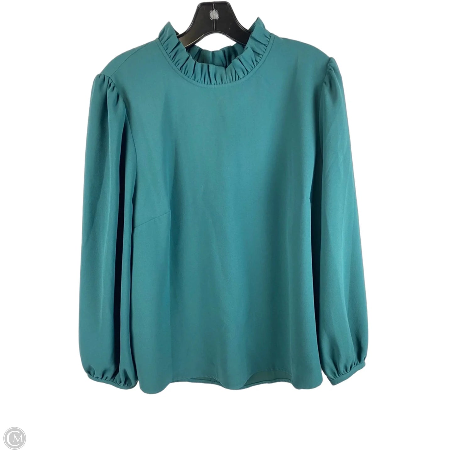 Top Long Sleeve By J. Crew In Green, Size: Xl