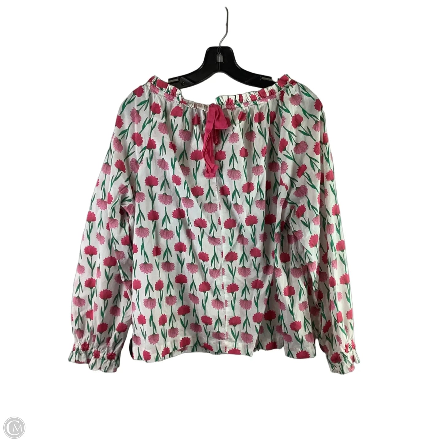 Top Long Sleeve By J. Crew In Pink, Size: L