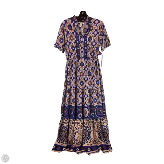 Dress Casual Maxi By London Times In Purple, Size: 8