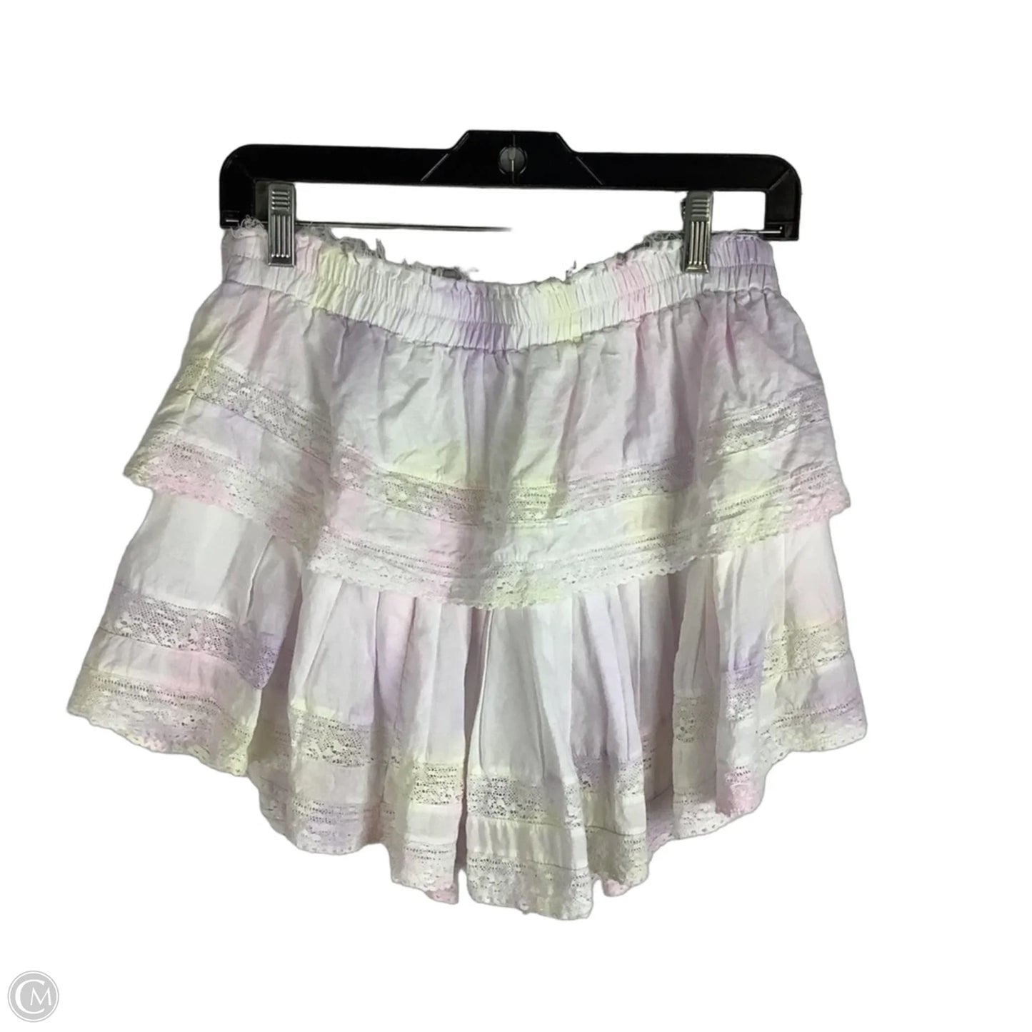 Skirt Mini & Short By Cmc In Tie Dye Print, Size: M