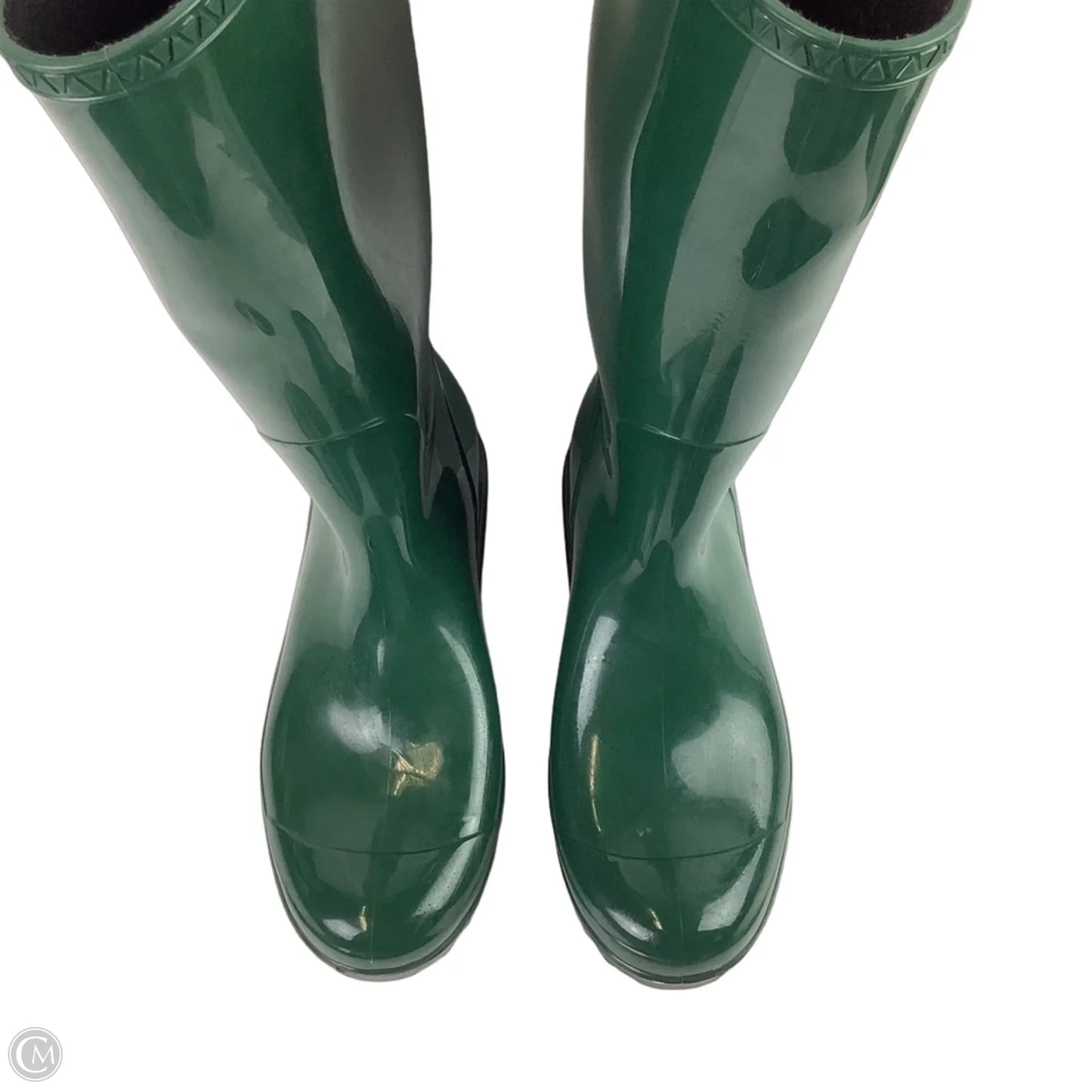 Boots Designer By Ugg In Green, Size: 9