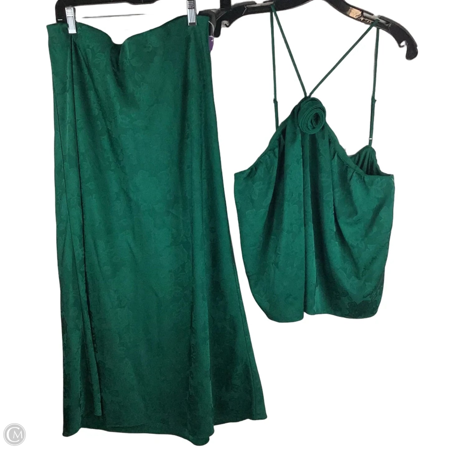 Skirt Set 2pc By Wayf In Green, Size: L