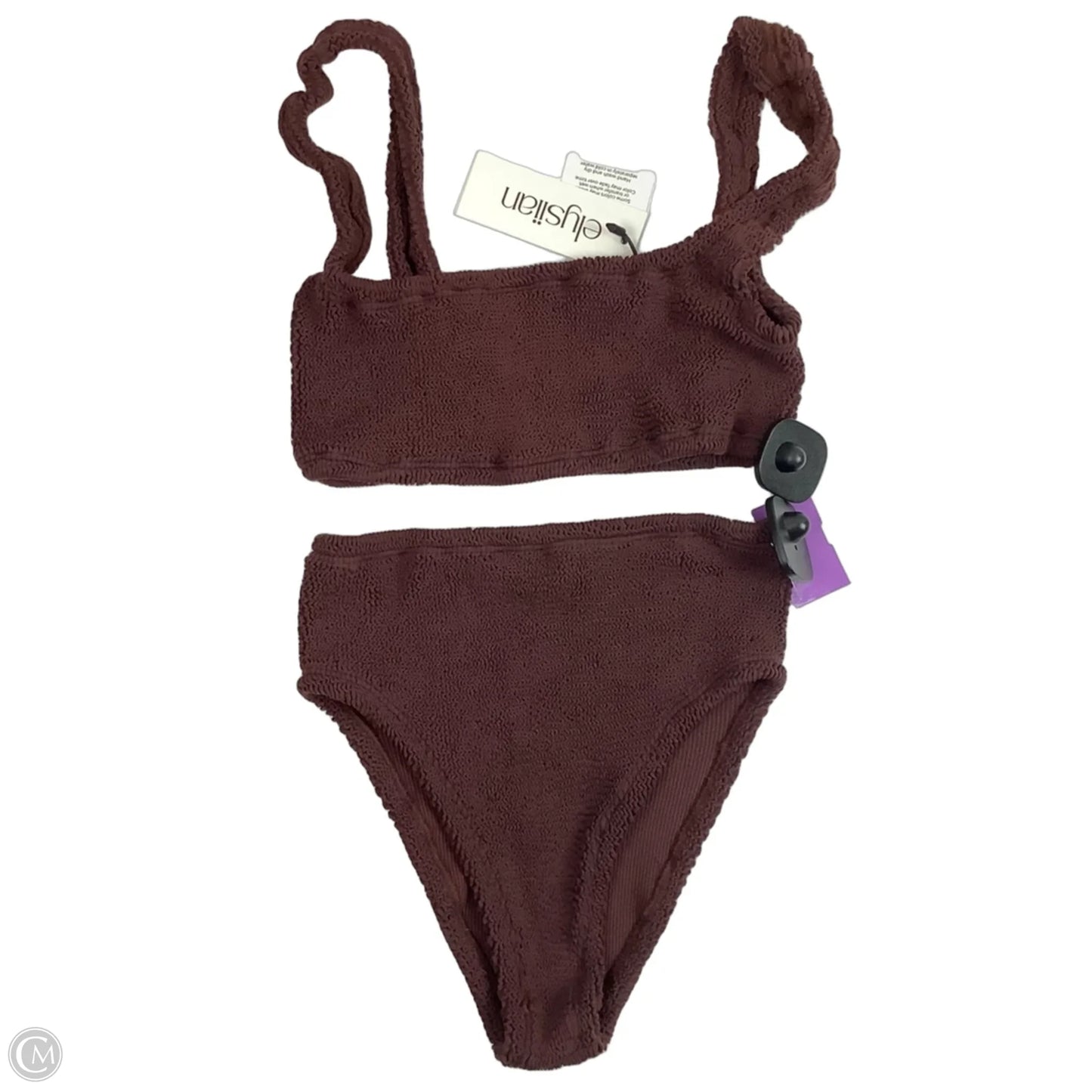 Swimsuit 2pc By Cmc In Maroon, Size: Osfm