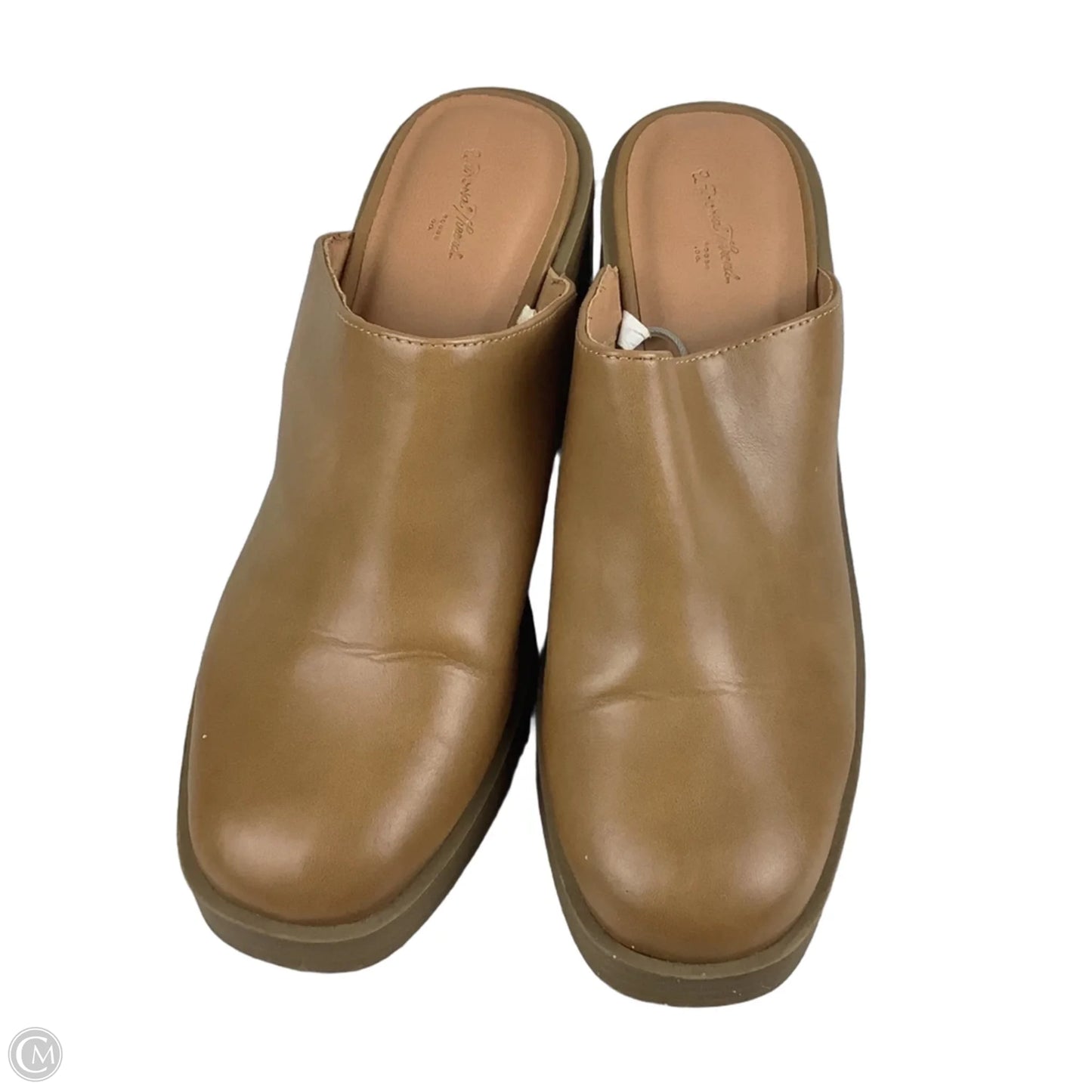 Shoes Heels Block By Universal Thread In Brown, Size: 9.5