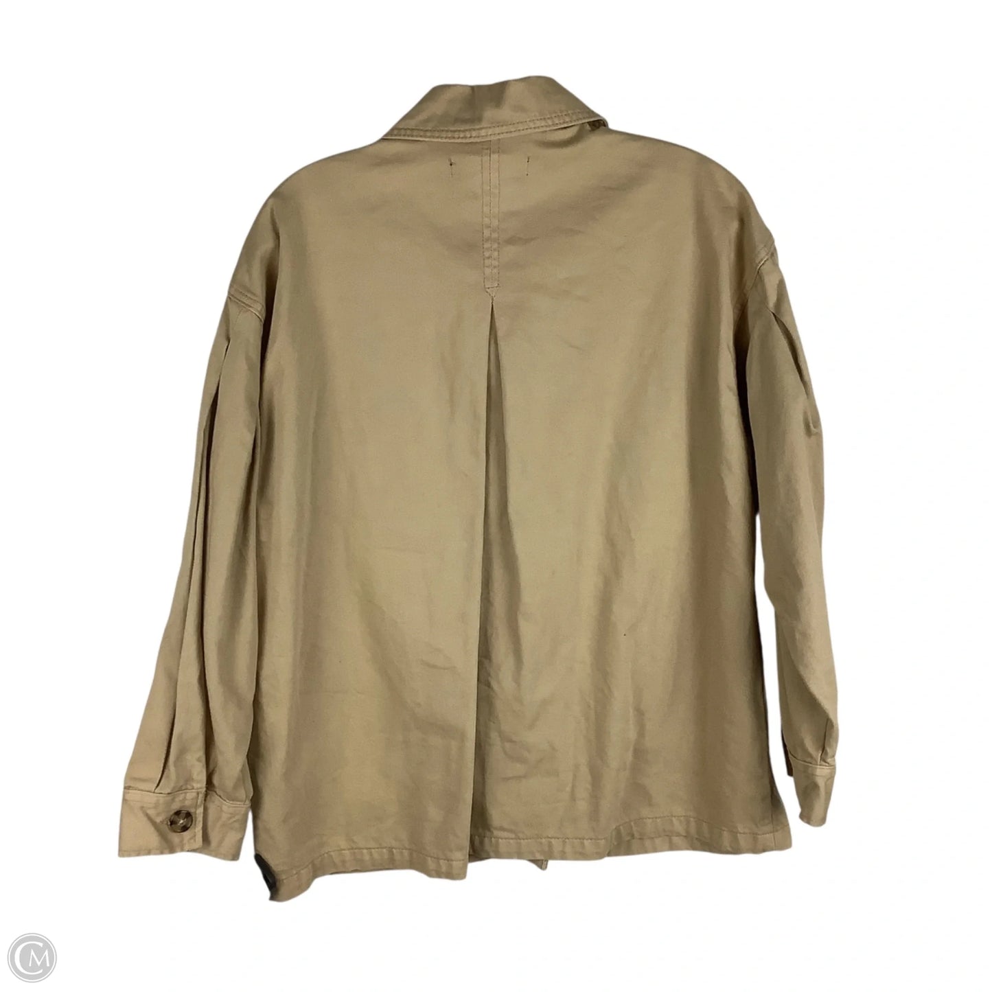 Jacket Denim By Forever 21 In Tan, Size: M