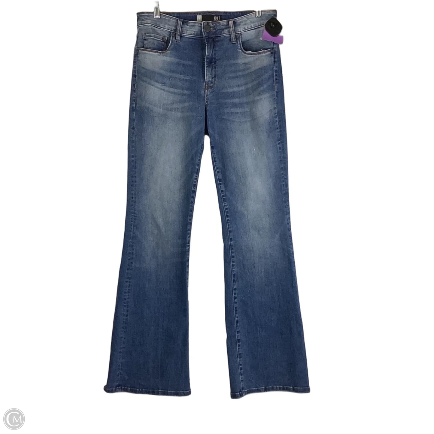 Jeans Boot Cut By Kut In Blue Denim, Size: 8