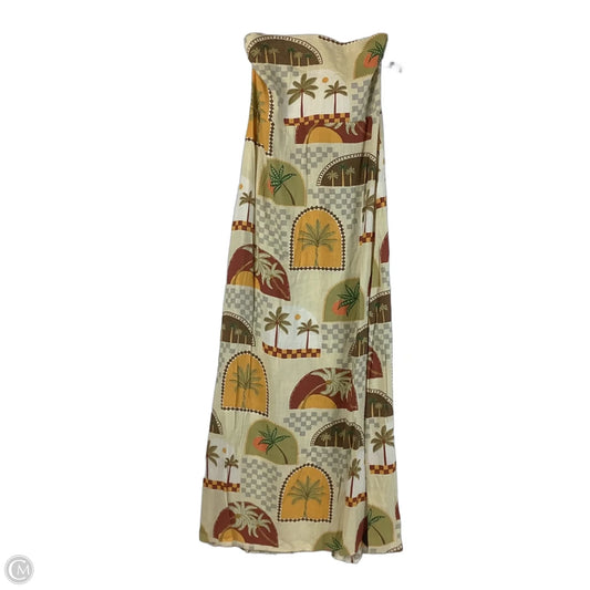 Dress Casual Maxi By Cmc In Brown, Size: L