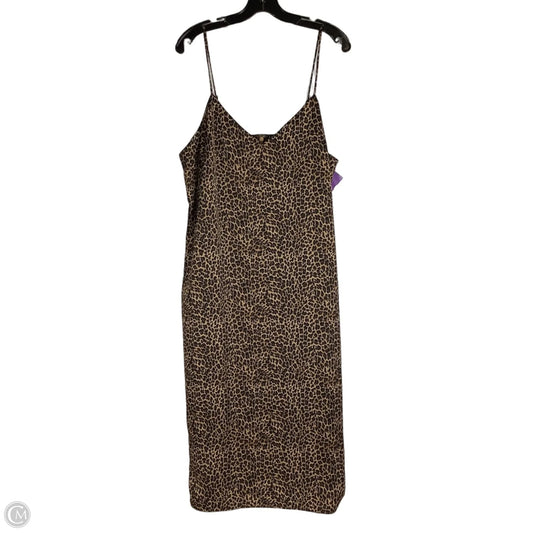Dress Party Midi By J. Crew In Animal Print, Size: 14