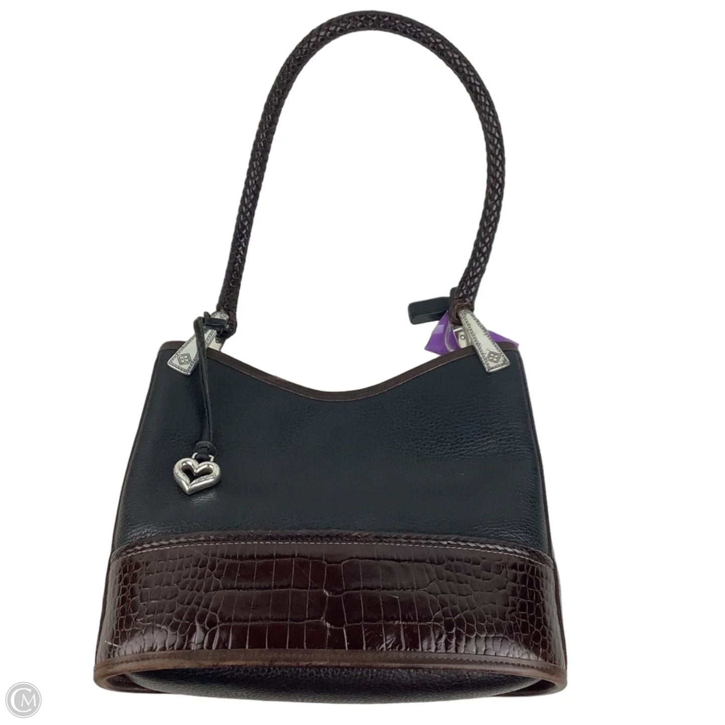 Handbag Leather By Brighton, Size: Medium