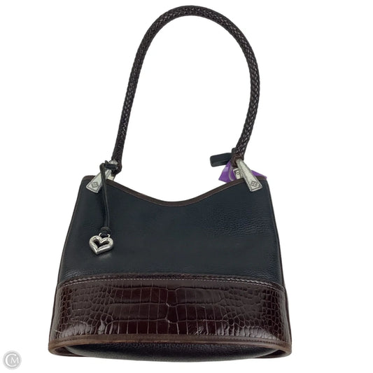 Handbag Leather By Brighton, Size: Medium
