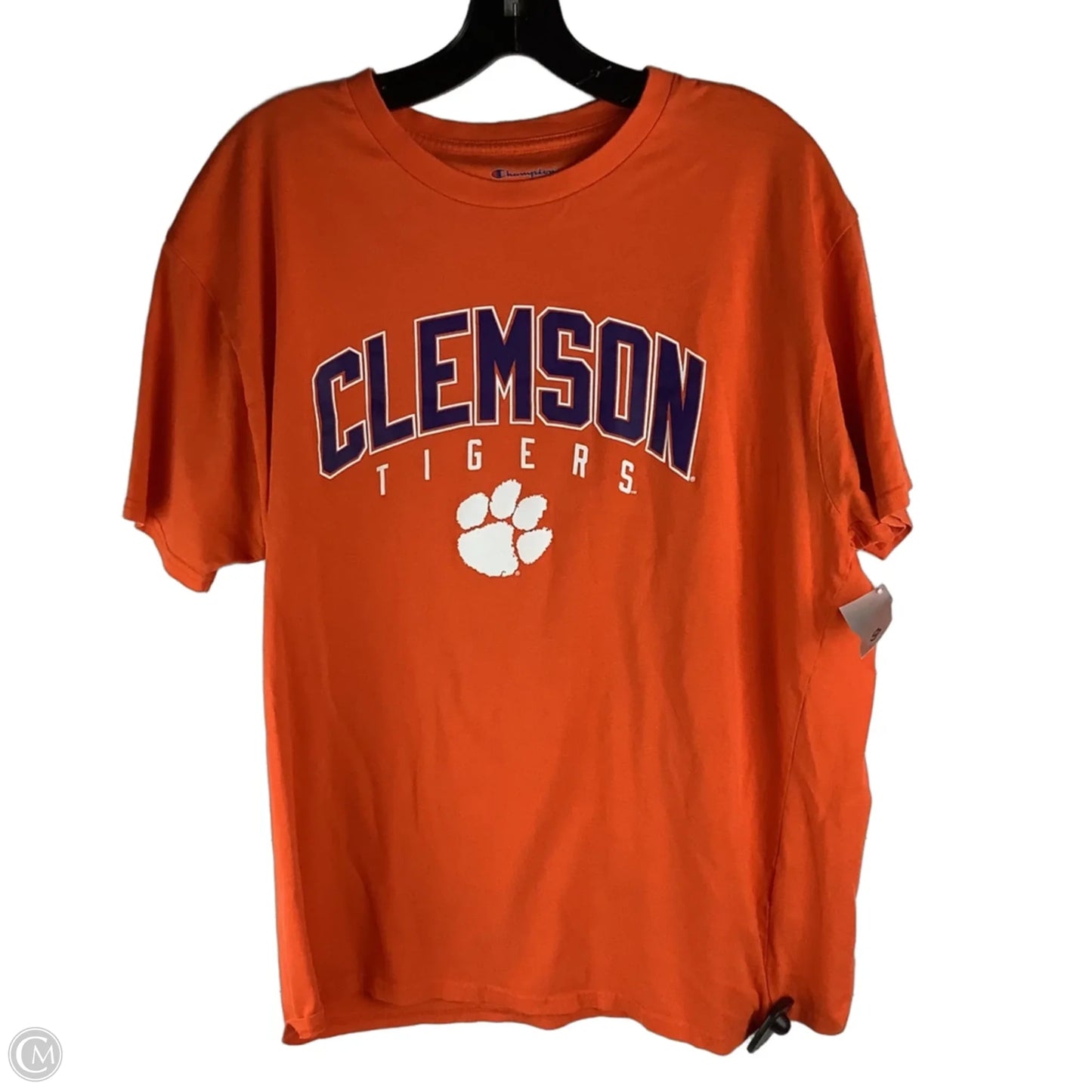 Top Short Sleeve By Champion In Orange, Size: Xl