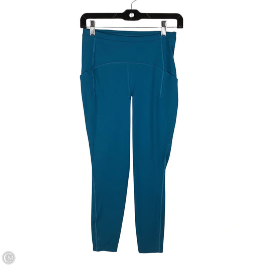 Athletic Leggings By Lululemon In Blue, Size: 6