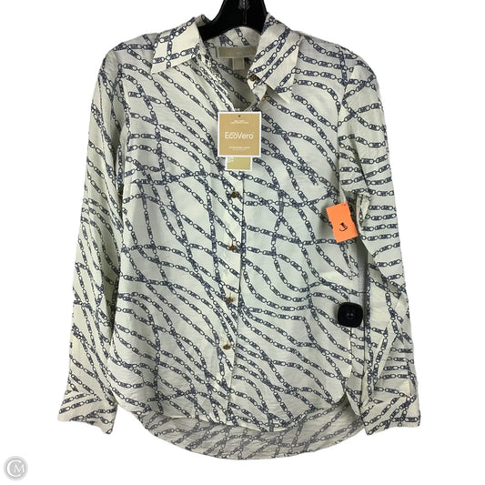 Top Long Sleeve By Michael By Michael Kors In White, Size: Xs