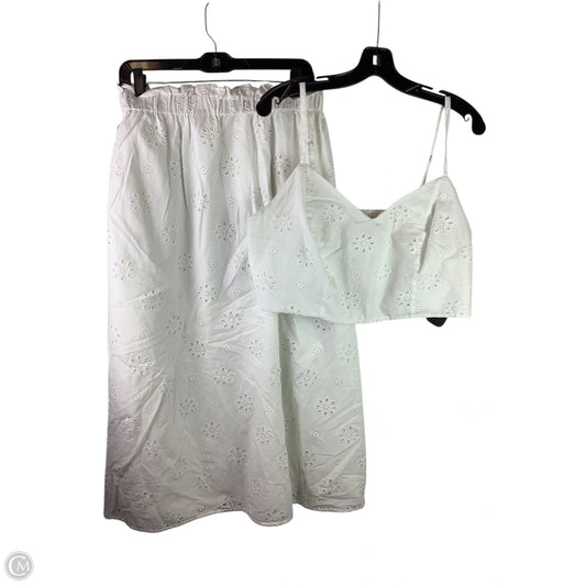 Top 2pc Sleeveless By Universal Thread In White, Size: Xxl