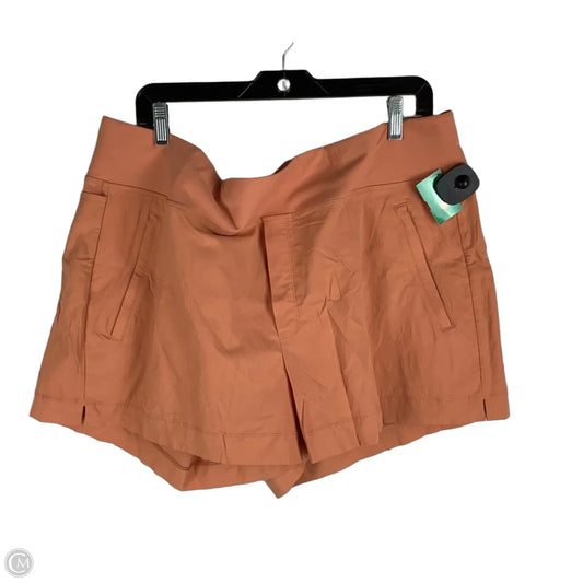 Athletic Shorts By Athleta In Orange, Size: 20