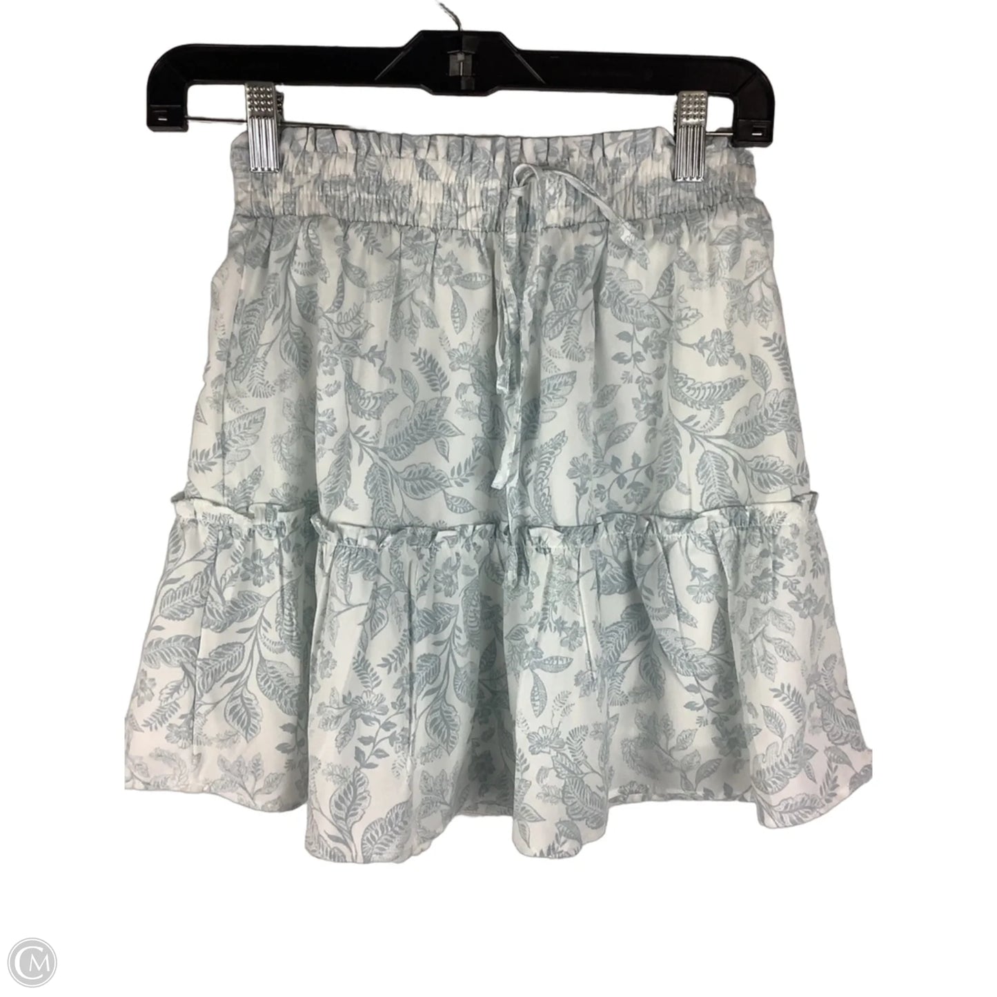 Skirt Mini & Short By Paper Crane In Blue, Size: S