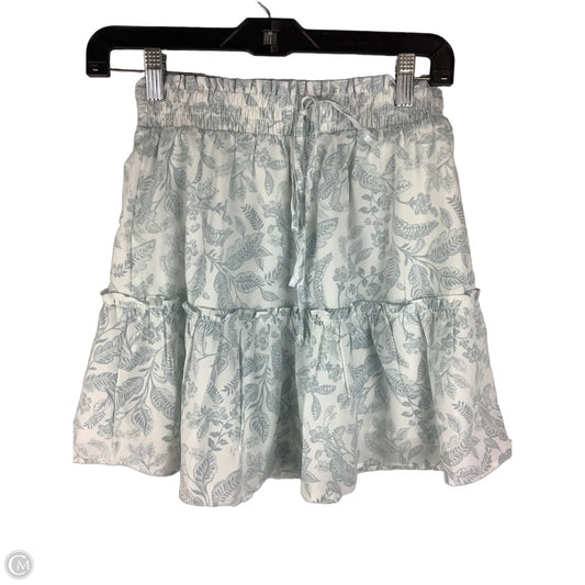 Skirt Mini & Short By Paper Crane In Blue, Size: S
