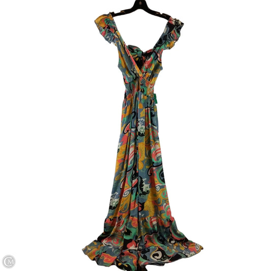 Dress Casual Maxi By Cmc In Multi-colored, Size: Osfm