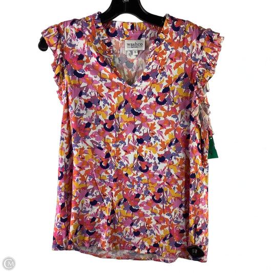Top Sleeveless By Cmc In Multi-colored, Size: S