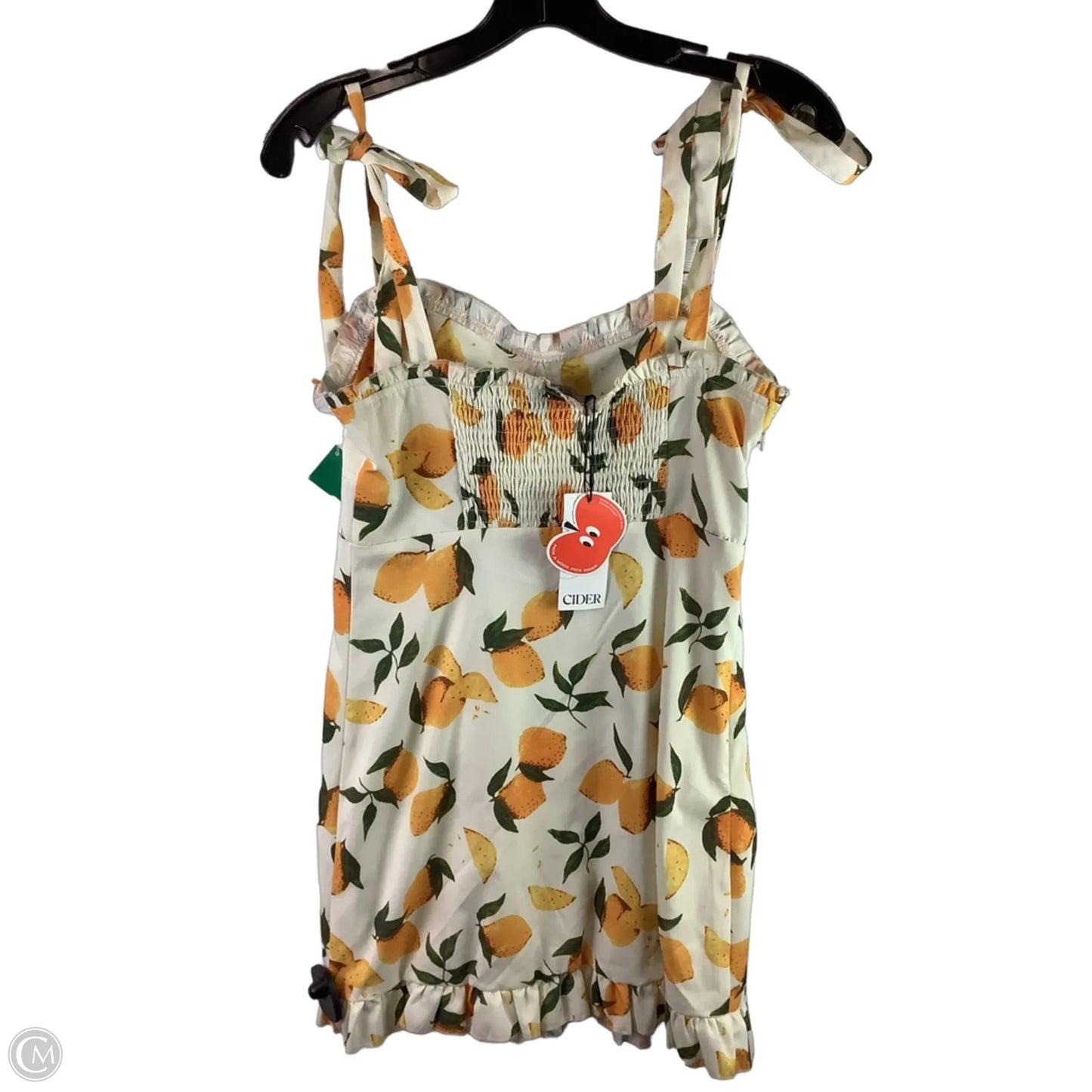 Dress Casual Midi By Cider In White, Size: Xs