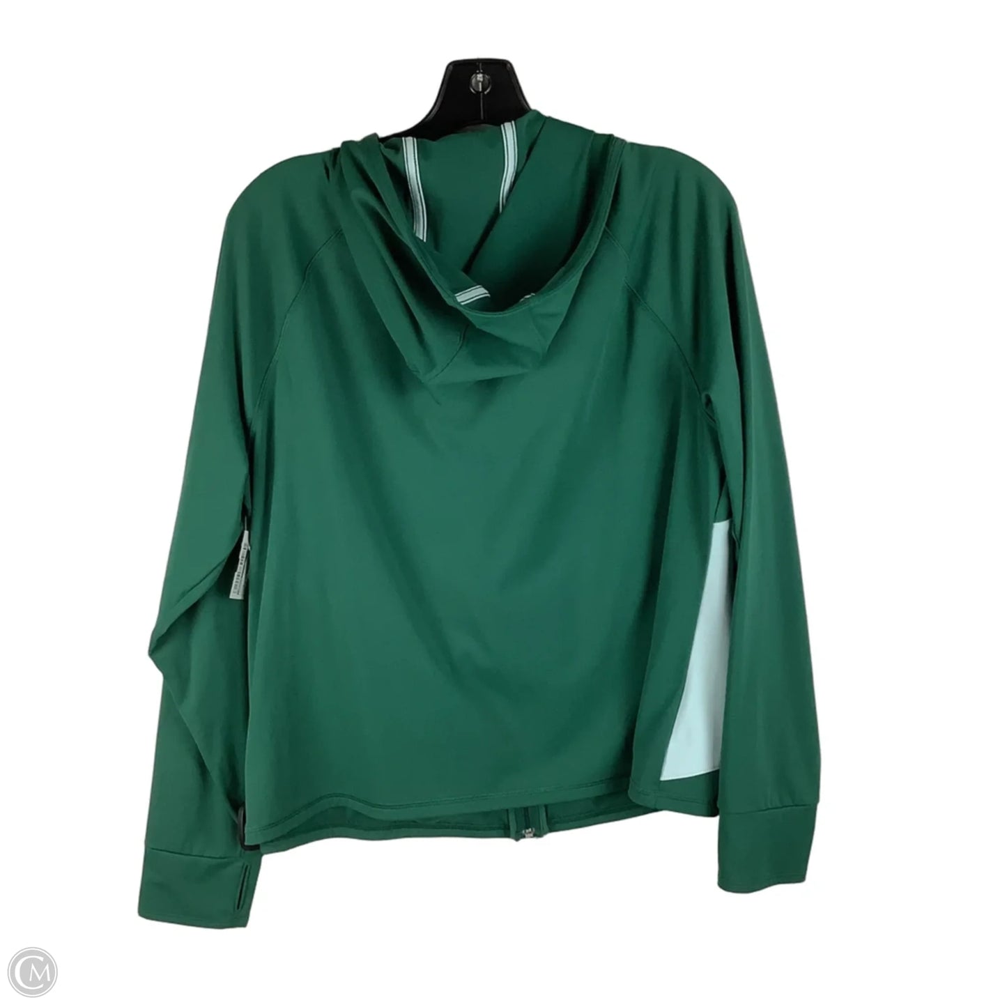 Athletic Jacket By Talbots In Green, Size: Xl