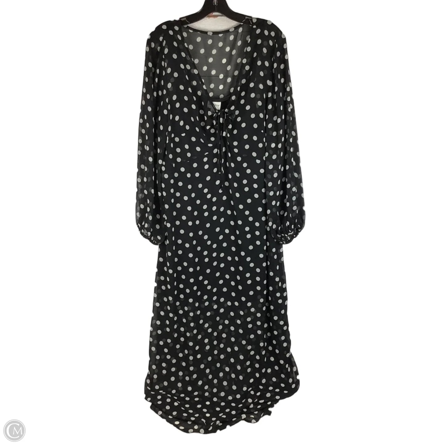 Dress Casual Maxi By Ava & Viv In Black, Size: Xxl