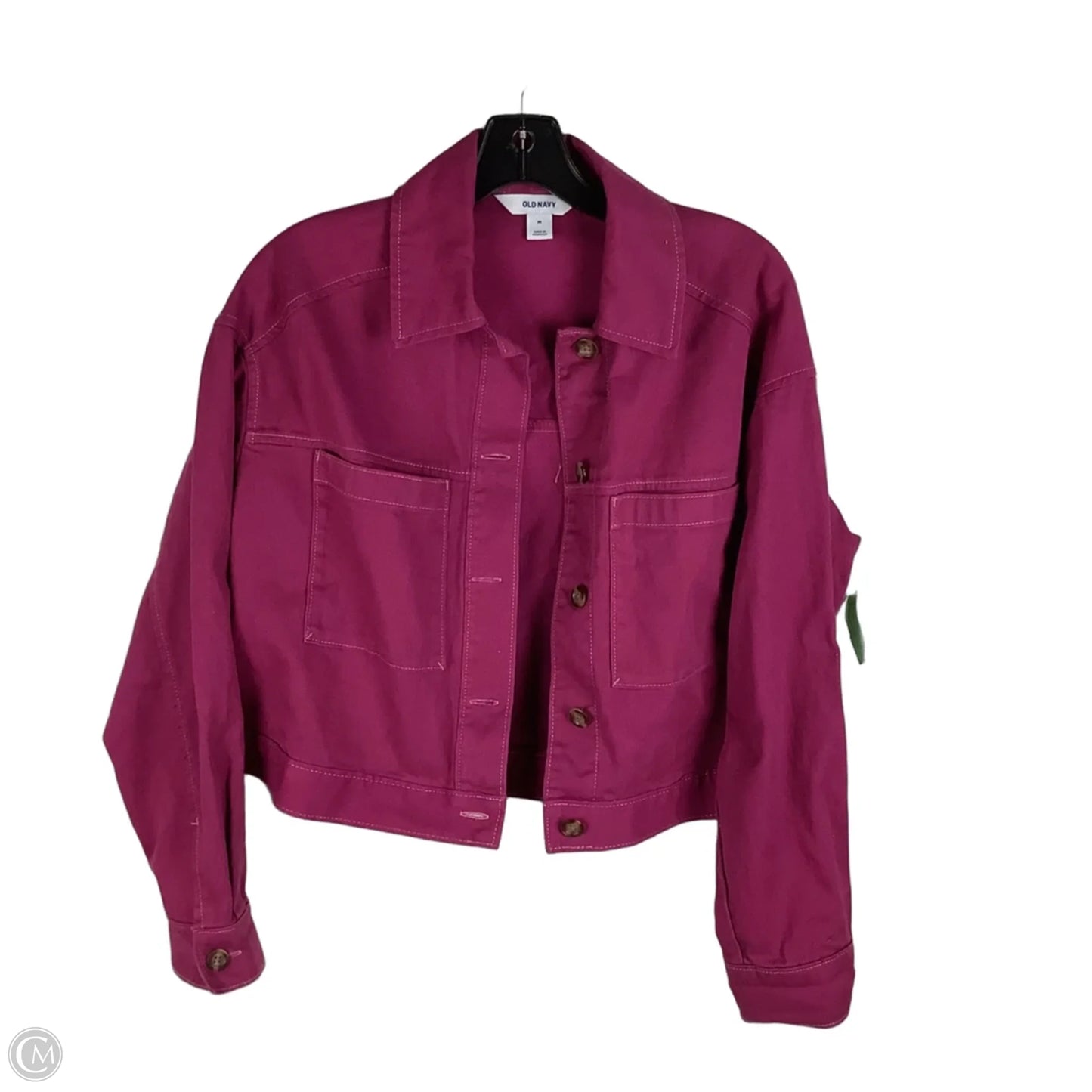 Jacket Denim By Old Navy In Pink, Size: M