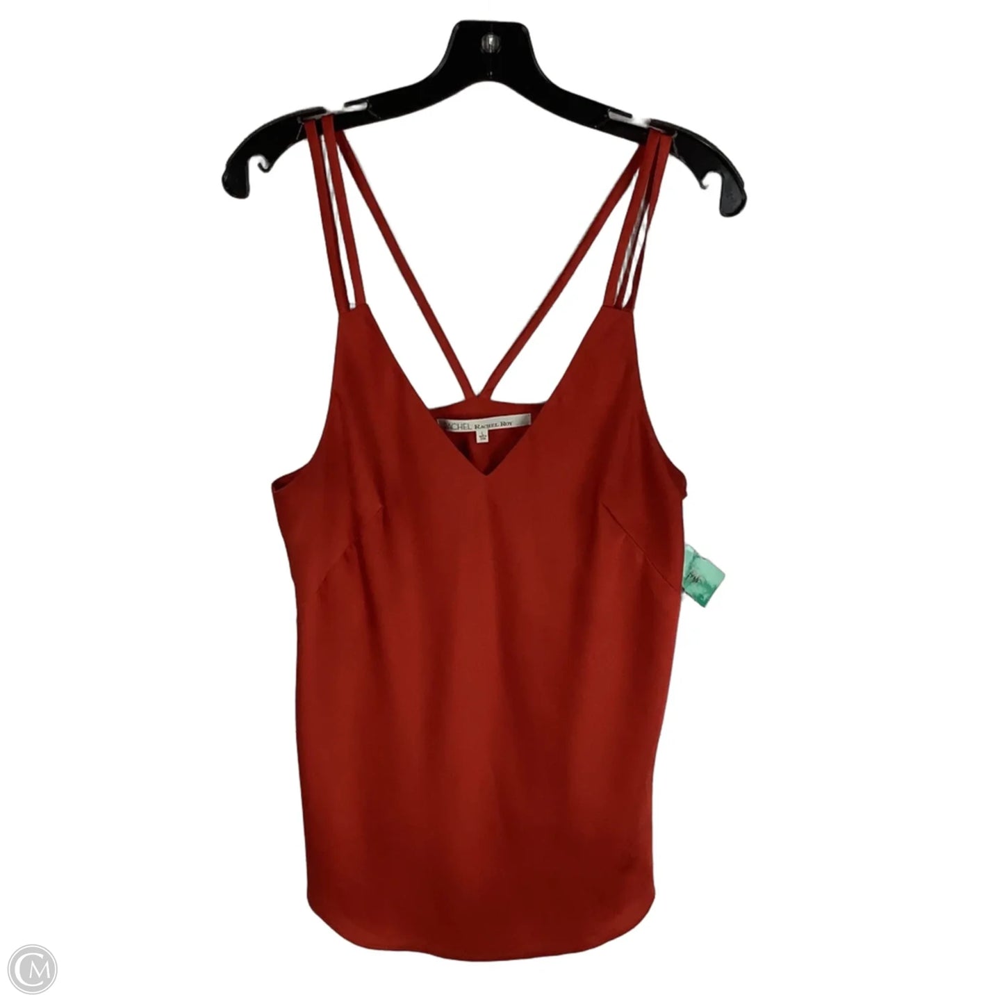 Top Sleeveless By Rachel Roy In Orange Red, Size: L