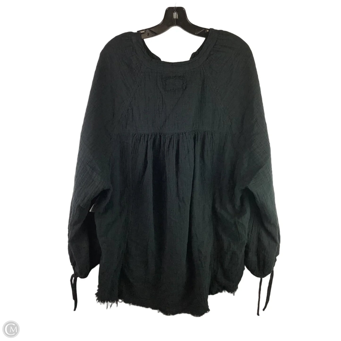 Top 3/4 Sleeve Basic By Aerie In Black, Size: Xl