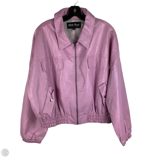 Jacket By White Birch In Pink, Size: Xl