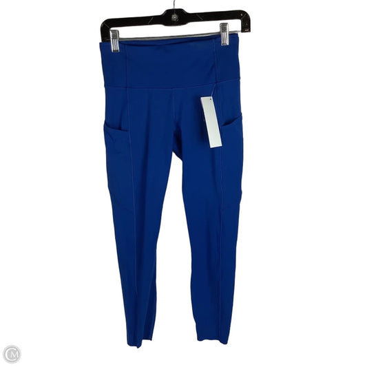 Athletic Leggings By Lululemon In Blue, Size: 6