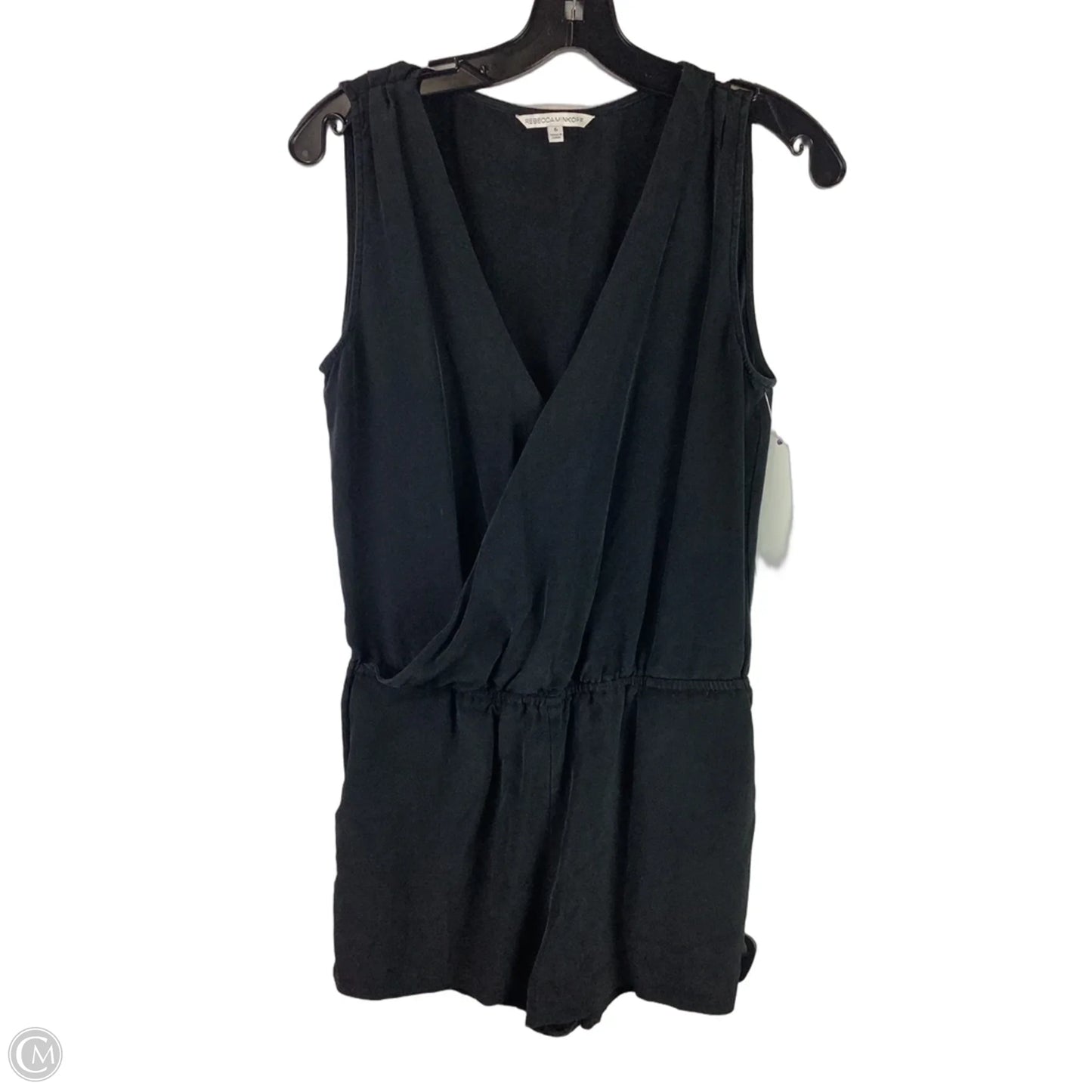 Romper Designer By Rebecca Minkoff In Black, Size: 6
