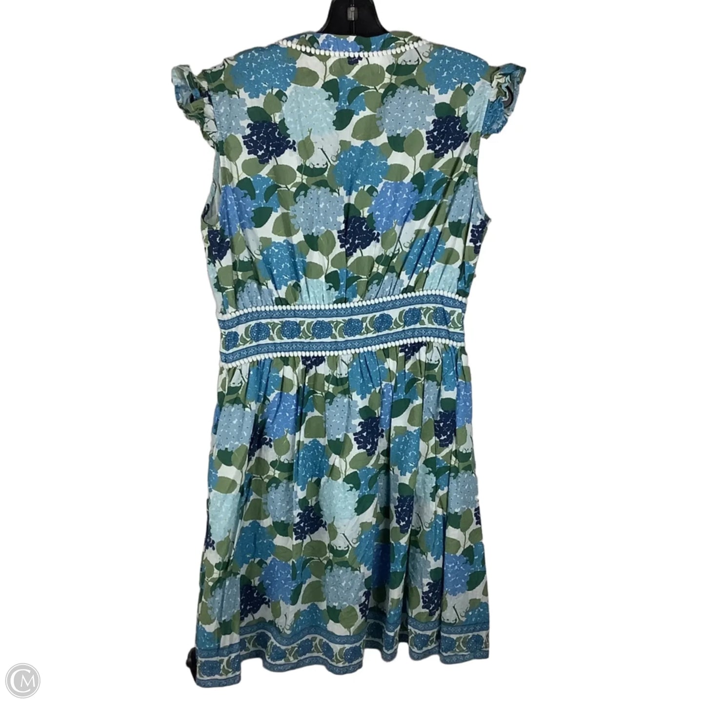 Dress Casual Short By Cmc In Blue & Green, Size: S