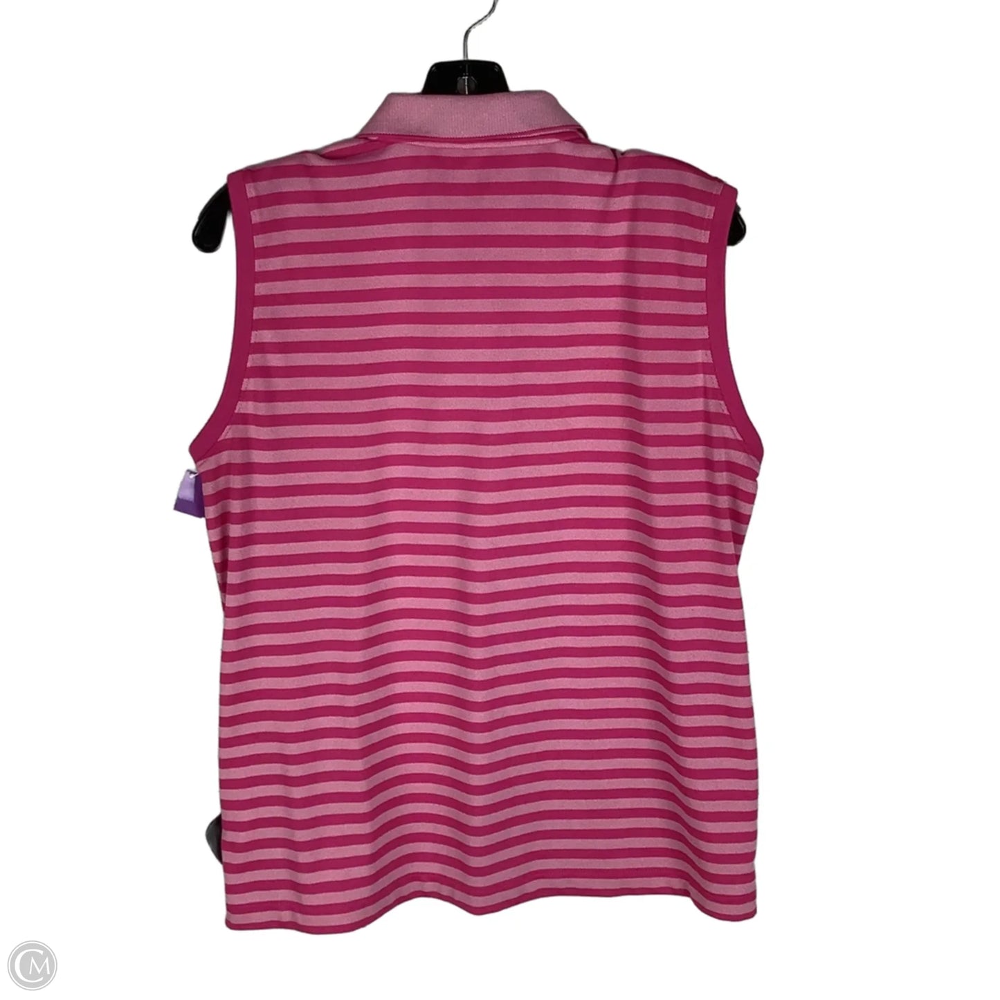 Top Sleeveless By Vineyard Vines In Pink, Size: L