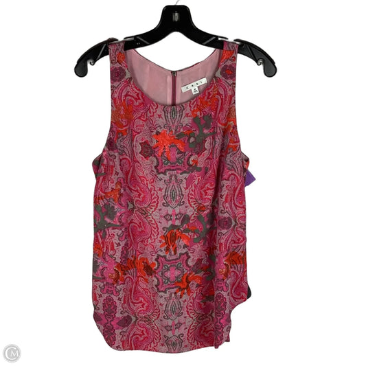 Top Sleeveless By Cabi In Multi-colored, Size: M