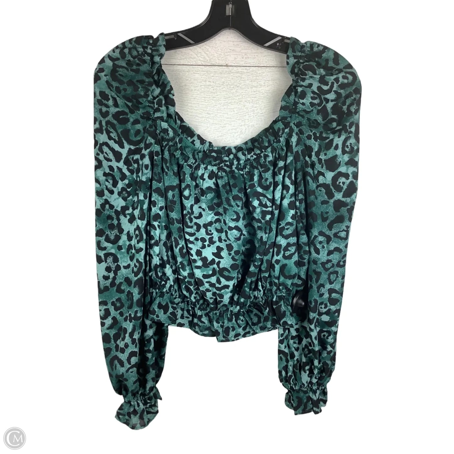 Top Long Sleeve By Buddy Love In Animal Print, Size: S