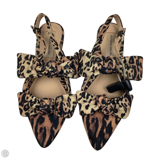 Sandals Flats By Antonio Melani In Animal Print, Size: 6