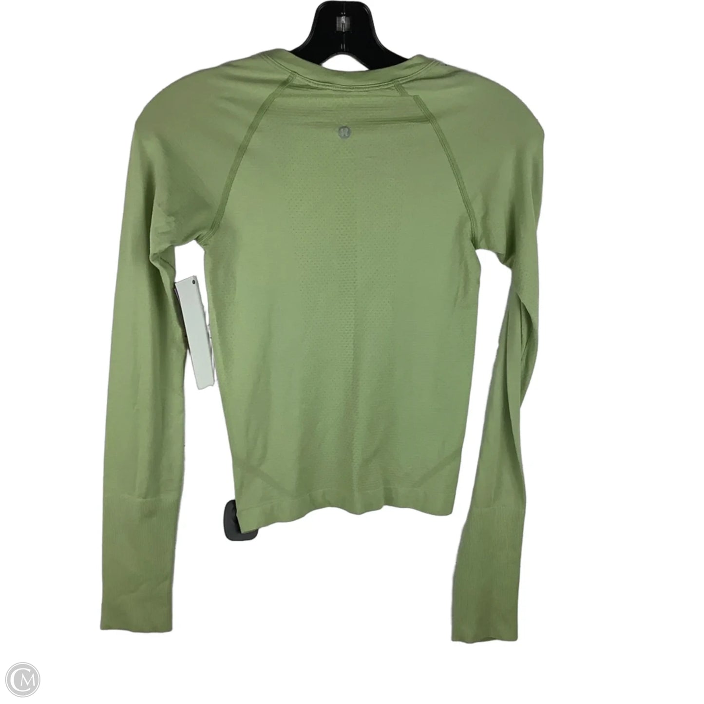 Top Long Sleeve By Lululemon In Green, Size: 2