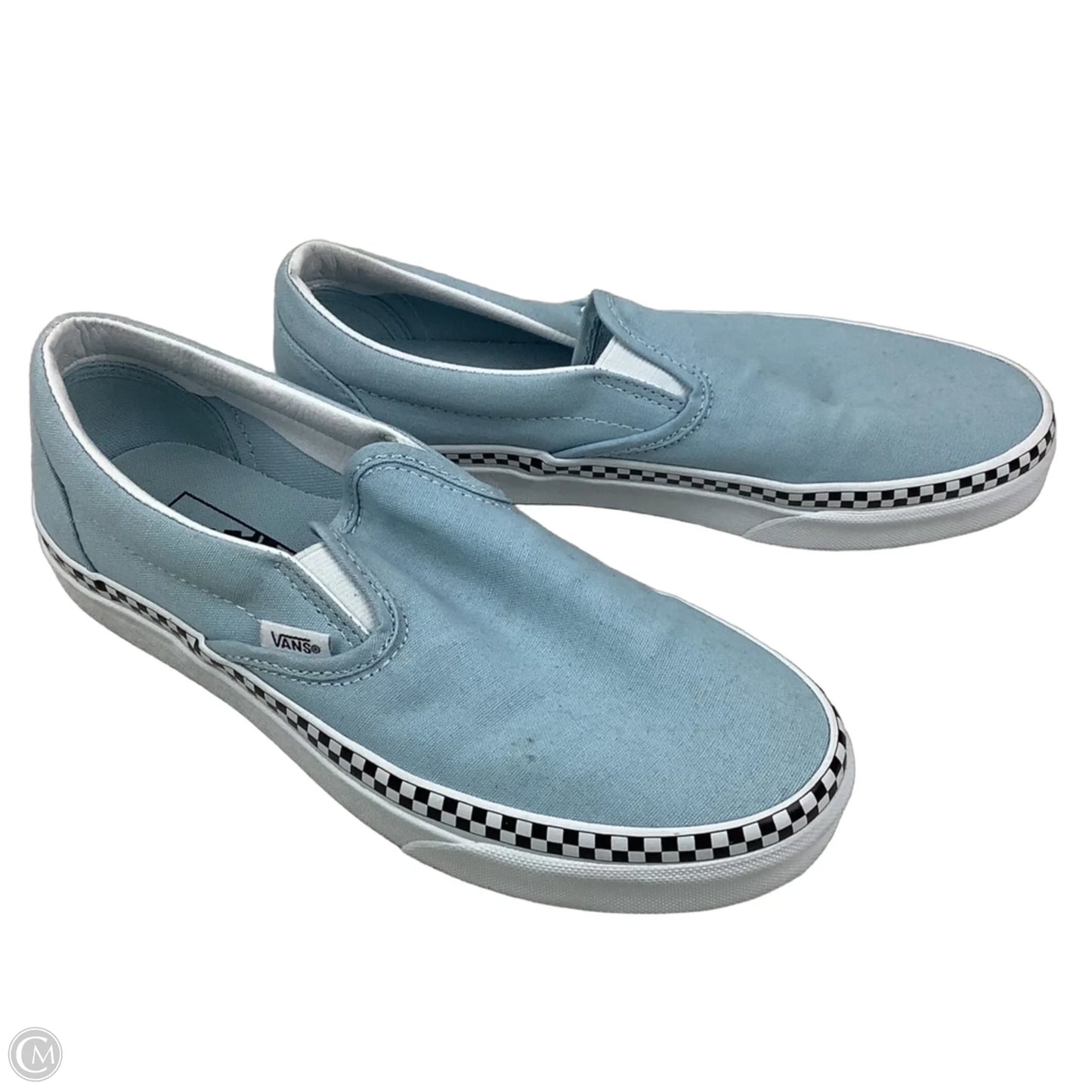 Shoes Flats By Vans In Blue, Size: 8