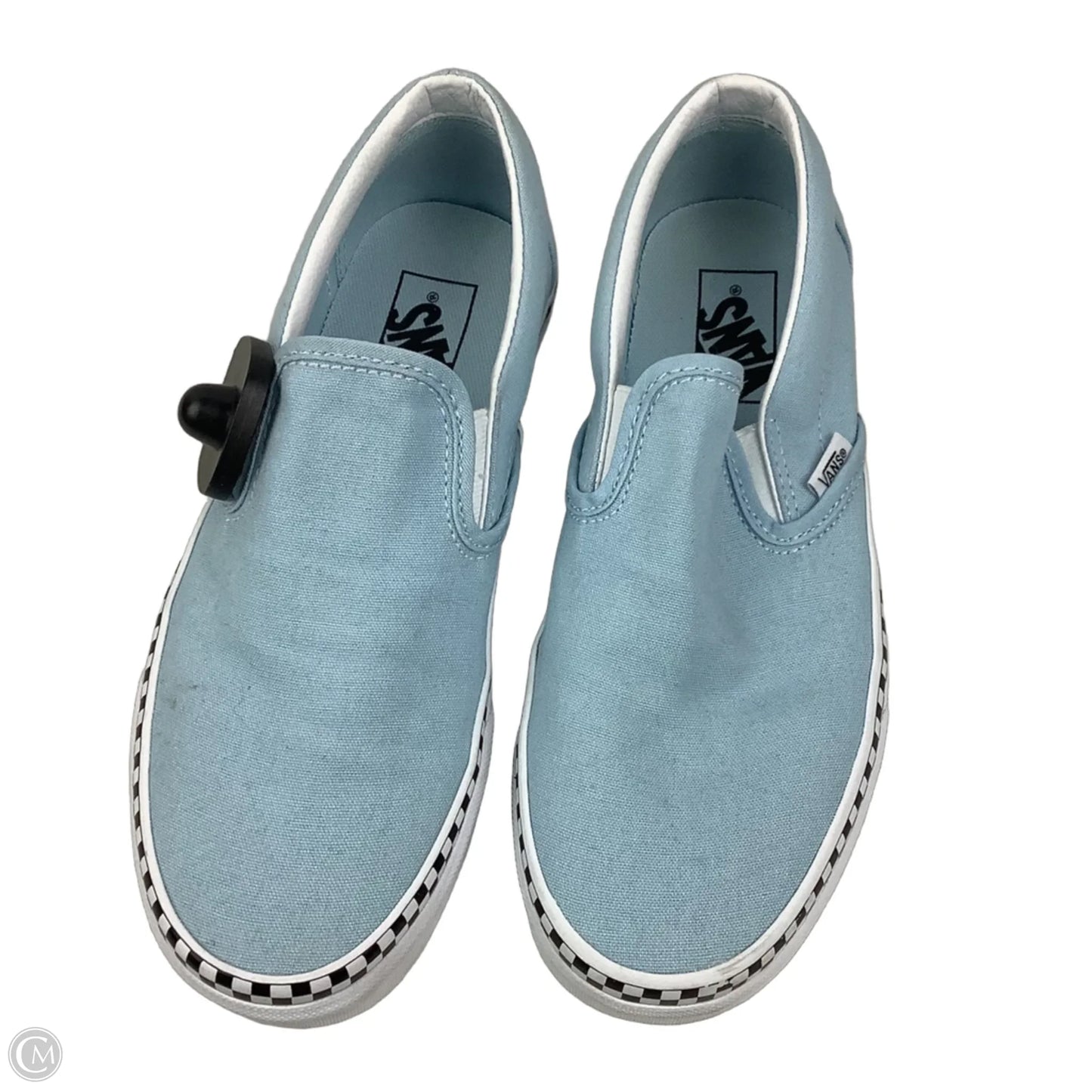 Shoes Flats By Vans In Blue, Size: 8