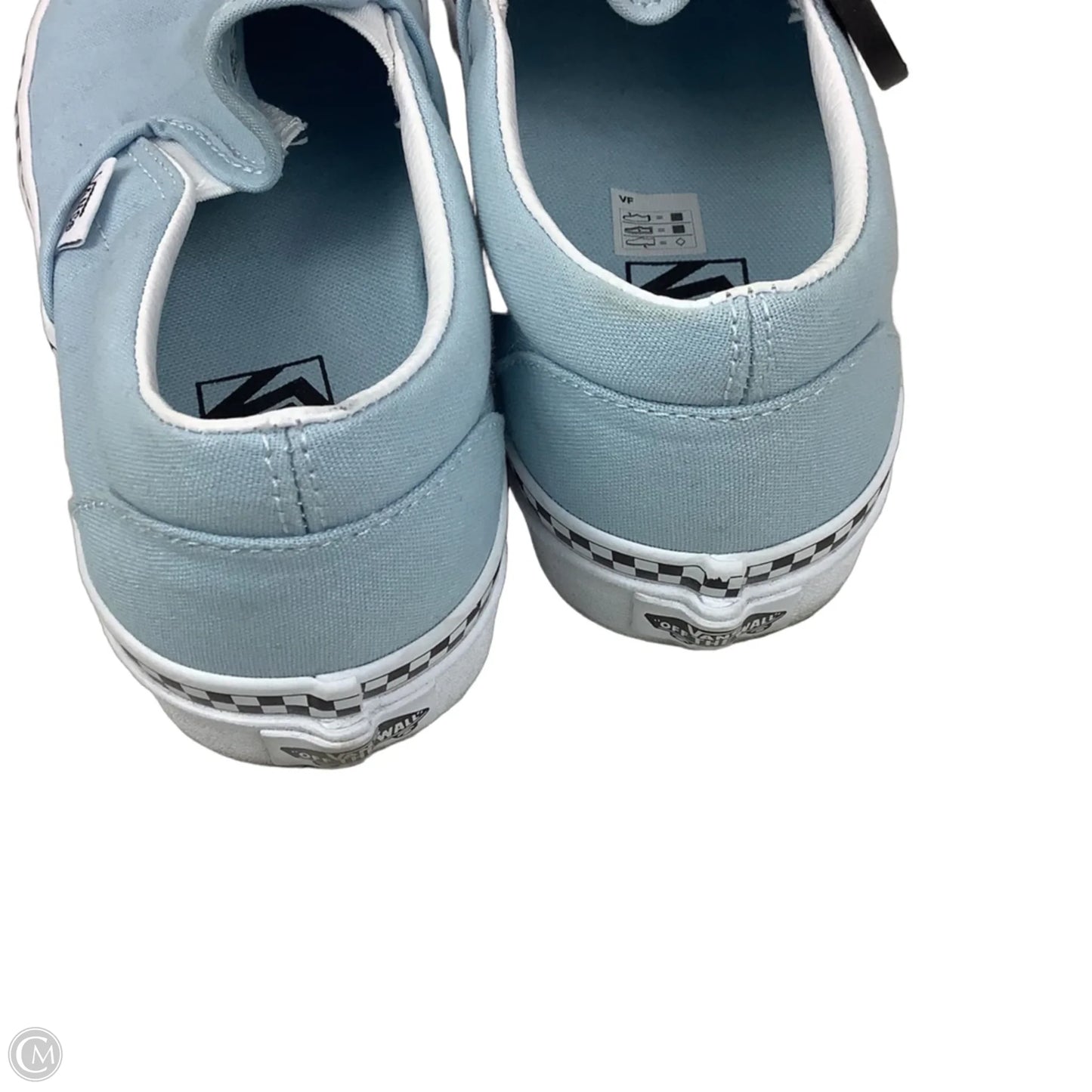 Shoes Flats By Vans In Blue, Size: 8
