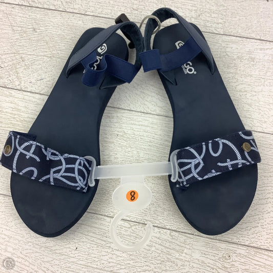 Shoes Flats By Clothes Mentor In Navy, Size: 8